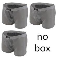 Magnet Boxer Shorts Men Health Underwear Potent Magnetic Therapy Boxer Shorts Men's Quality Cotton Underpants Brand Plus Size