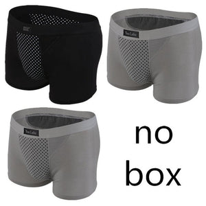 Magnet Boxer Shorts Men Health Underwear Potent Magnetic Therapy Boxer Shorts Men's Quality Cotton Underpants Brand Plus Size