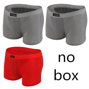 Magnet Boxer Shorts Men Health Underwear Potent Magnetic Therapy Boxer Shorts Men's Quality Cotton Underpants Brand Plus Size