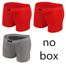 Magnet Boxer Shorts Men Health Underwear Potent Magnetic Therapy Boxer Shorts Men's Quality Cotton Underpants Brand Plus Size