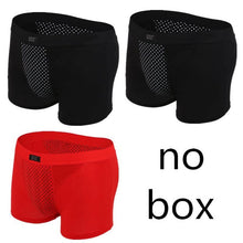 Magnet Boxer Shorts Men Health Underwear Potent Magnetic Therapy Boxer Shorts Men's Quality Cotton Underpants Brand Plus Size
