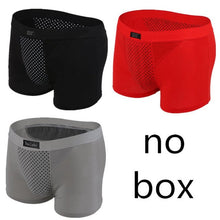 Magnet Boxer Shorts Men Health Underwear Potent Magnetic Therapy Boxer Shorts Men's Quality Cotton Underpants Brand Plus Size