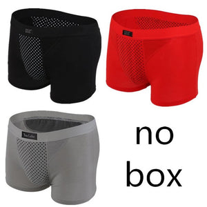 Magnet Boxer Shorts Men Health Underwear Potent Magnetic Therapy Boxer Shorts Men's Quality Cotton Underpants Brand Plus Size