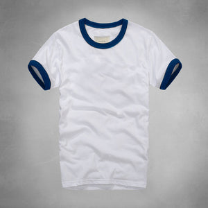 2017 summer t shirt men's short-sleeved 100% cotton T-shirt men bottoming shirt solid color Casual clothes Male Tops & Tees