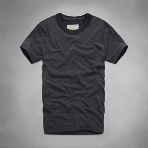 2017 summer t shirt men's short-sleeved 100% cotton T-shirt men bottoming shirt solid color Casual clothes Male Tops & Tees