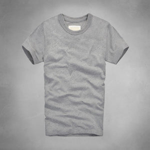 2017 summer t shirt men's short-sleeved 100% cotton T-shirt men bottoming shirt solid color Casual clothes Male Tops & Tees
