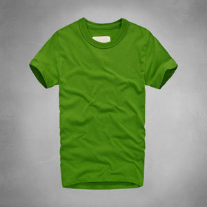 2017 summer t shirt men's short-sleeved 100% cotton T-shirt men bottoming shirt solid color Casual clothes Male Tops & Tees