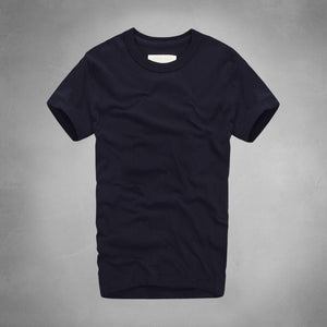2017 summer t shirt men's short-sleeved 100% cotton T-shirt men bottoming shirt solid color Casual clothes Male Tops & Tees