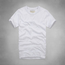2017 summer t shirt men's short-sleeved 100% cotton T-shirt men bottoming shirt solid color Casual clothes Male Tops & Tees