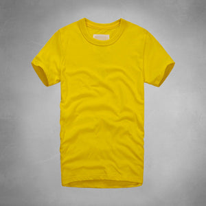 2017 summer t shirt men's short-sleeved 100% cotton T-shirt men bottoming shirt solid color Casual clothes Male Tops & Tees