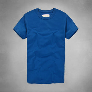 2017 summer t shirt men's short-sleeved 100% cotton T-shirt men bottoming shirt solid color Casual clothes Male Tops & Tees