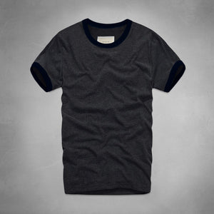 2017 summer t shirt men's short-sleeved 100% cotton T-shirt men bottoming shirt solid color Casual clothes Male Tops & Tees