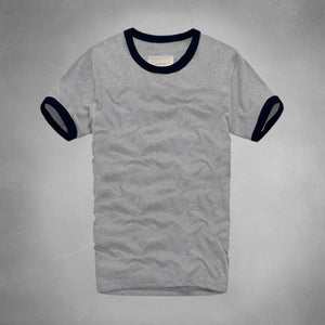 2017 summer t shirt men's short-sleeved 100% cotton T-shirt men bottoming shirt solid color Casual clothes Male Tops & Tees