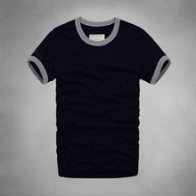 2017 summer t shirt men's short-sleeved 100% cotton T-shirt men bottoming shirt solid color Casual clothes Male Tops & Tees