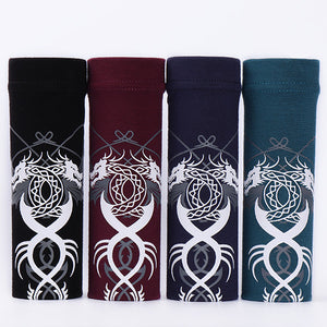 LOBEIOK Underwear Mens 4Pcs\lot Panties Soft Boxers calzoncillos hombre underpants sexy M L XL XXL XXXL Plus Size Boxer Shorts